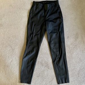 Zara XS vegan leather pants